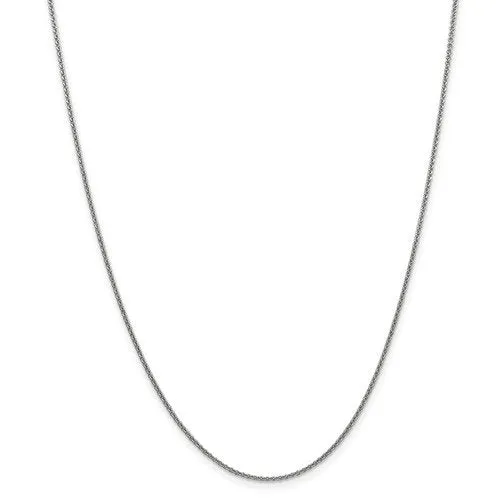 14KT GOLD 1.4MM CABLE CHAIN NECKLACE - 5 LENGTHS