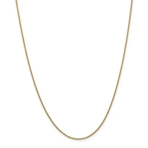 14KT GOLD 1.4MM CABLE CHAIN NECKLACE - 5 LENGTHS