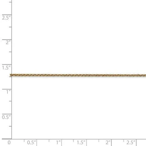 14KT GOLD 1.4MM CABLE CHAIN NECKLACE - 5 LENGTHS