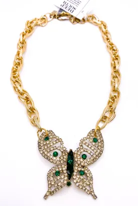 1940s Butterfly Brooch 1960s Chain Necklace | Made In The Deep South
