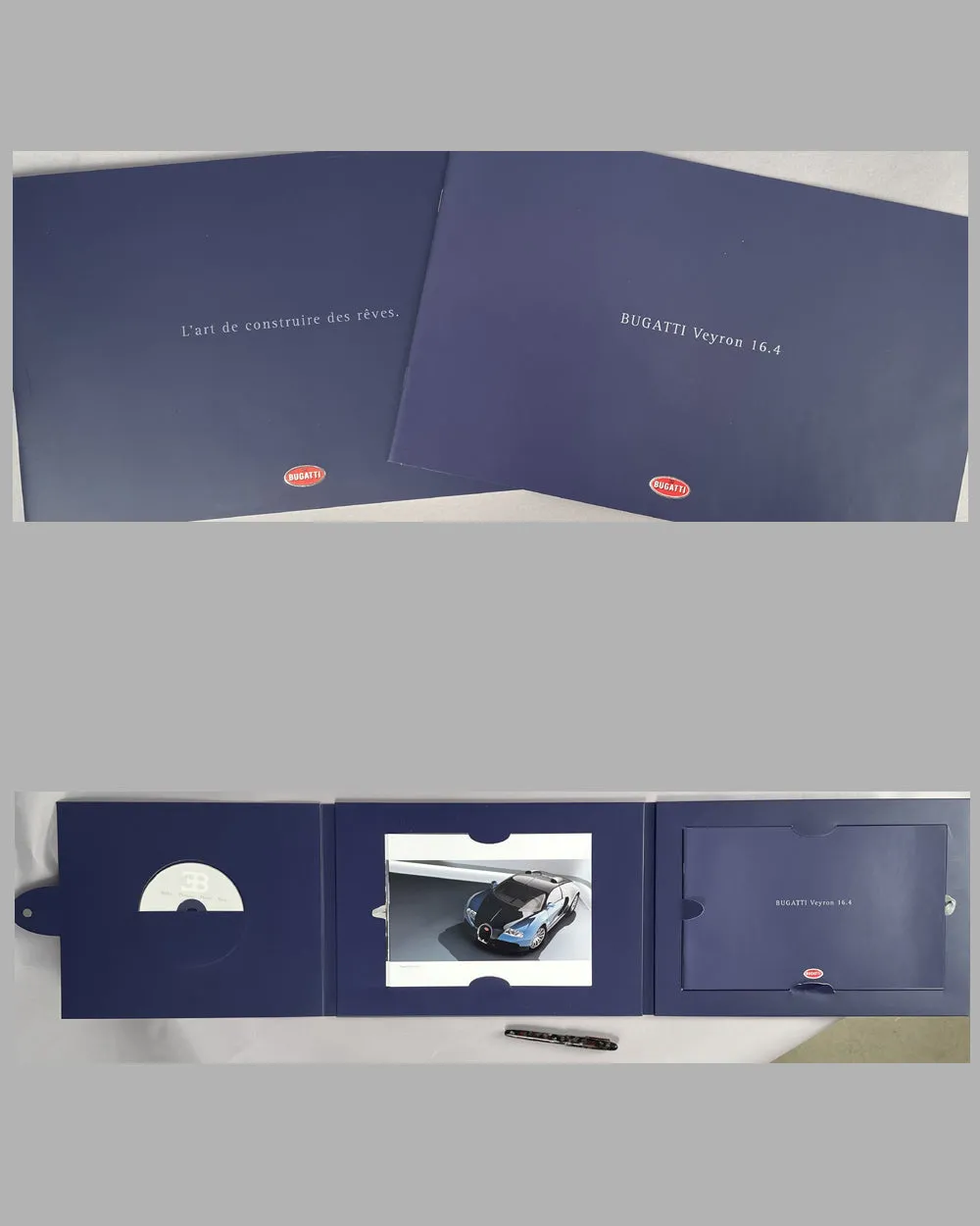 2003 Bugatti Veyron 16.4 factory sales brochure / press release