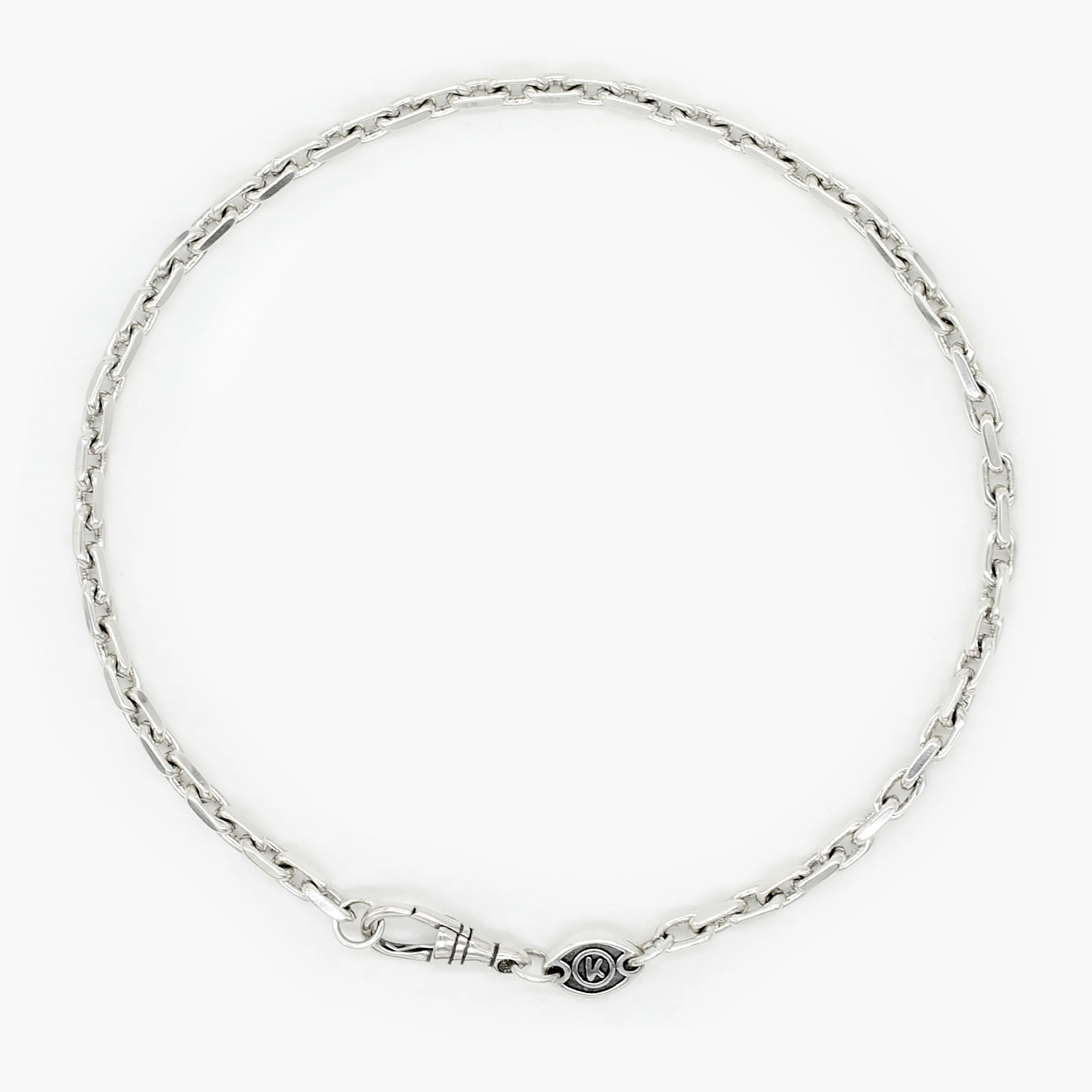 3mm Sterling Silver "Capri" Chain Bracelet