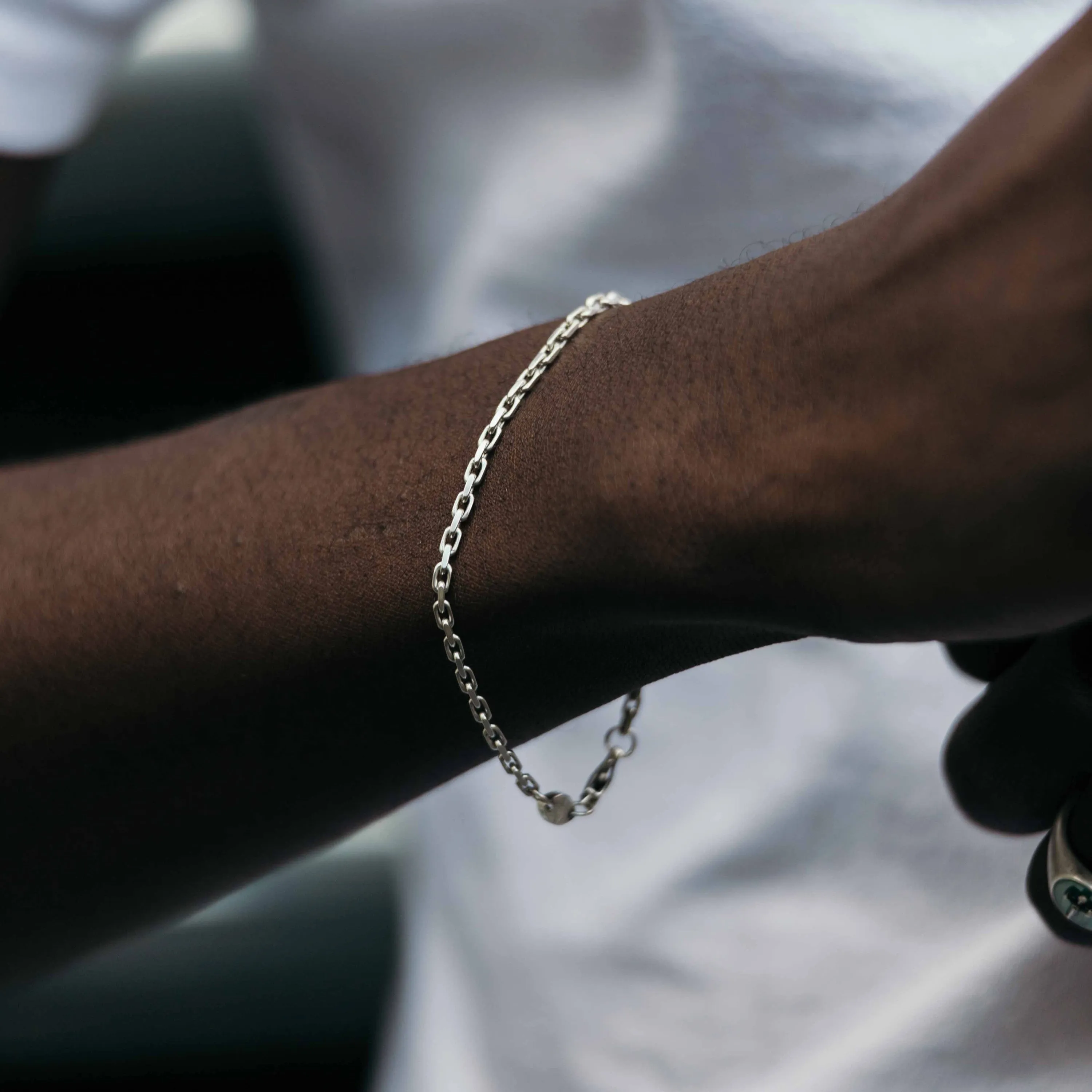 3mm Sterling Silver "Capri" Chain Bracelet