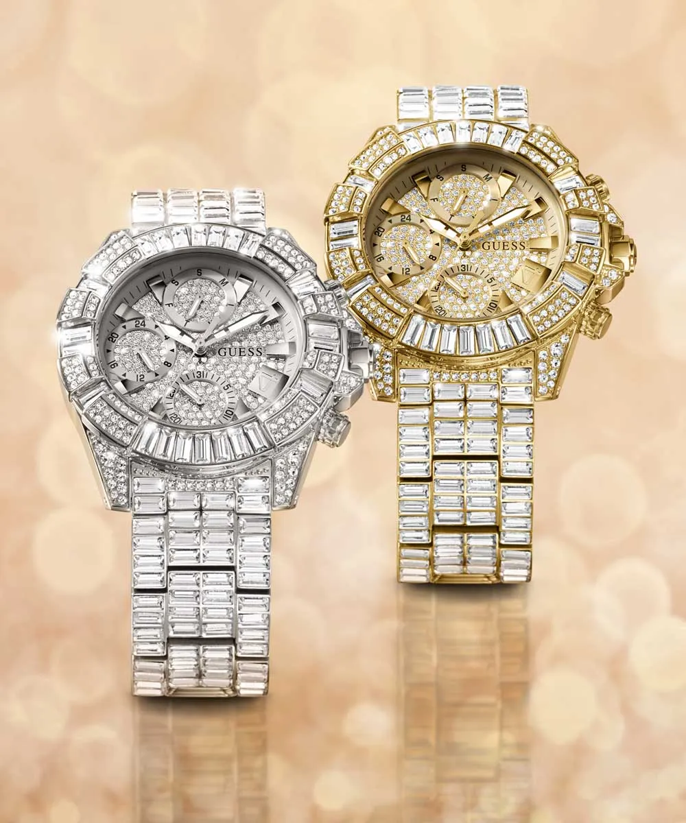 40th Anniversary Limited Edition GUESS Ladies Gold Tone Multi-function Watch