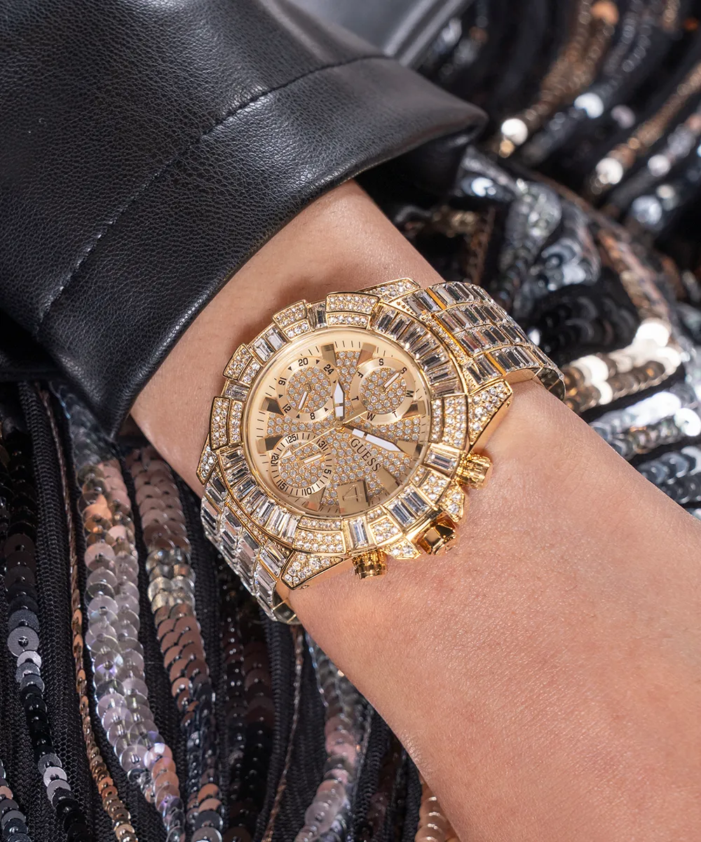 40th Anniversary Limited Edition GUESS Ladies Gold Tone Multi-function Watch