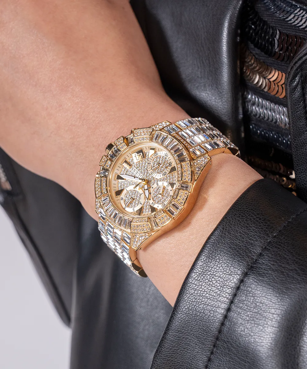 40th Anniversary Limited Edition GUESS Ladies Gold Tone Multi-function Watch