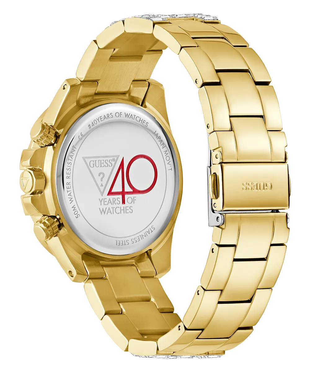 40th Anniversary Limited Edition GUESS Ladies Gold Tone Multi-function Watch