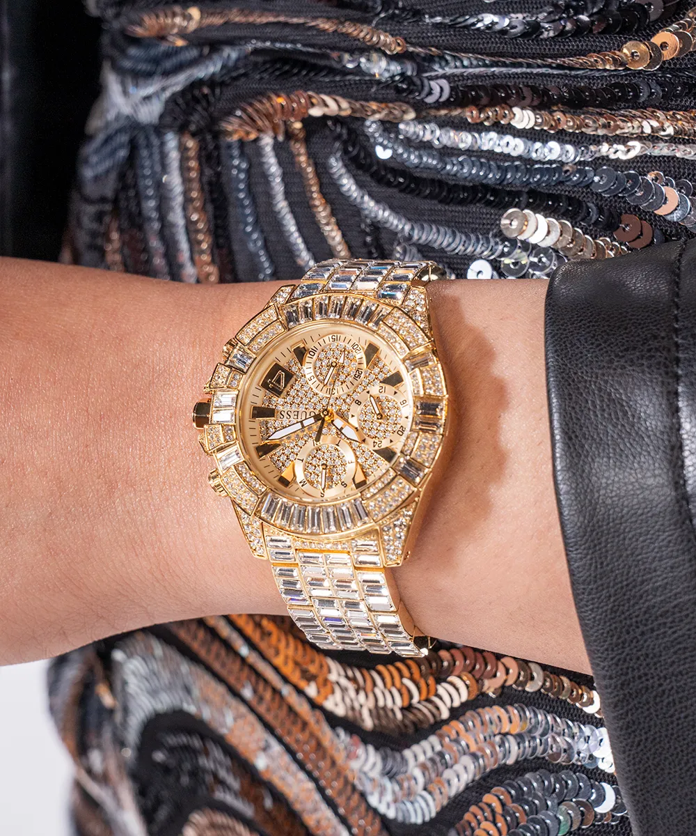 40th Anniversary Limited Edition GUESS Ladies Gold Tone Multi-function Watch