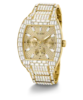 40th Anniversary Limited Edition GUESS Mens Gold Tone Multi-function Watch