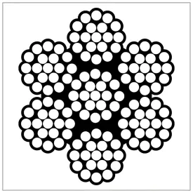 7/32" Galvanized Aircraft Cable