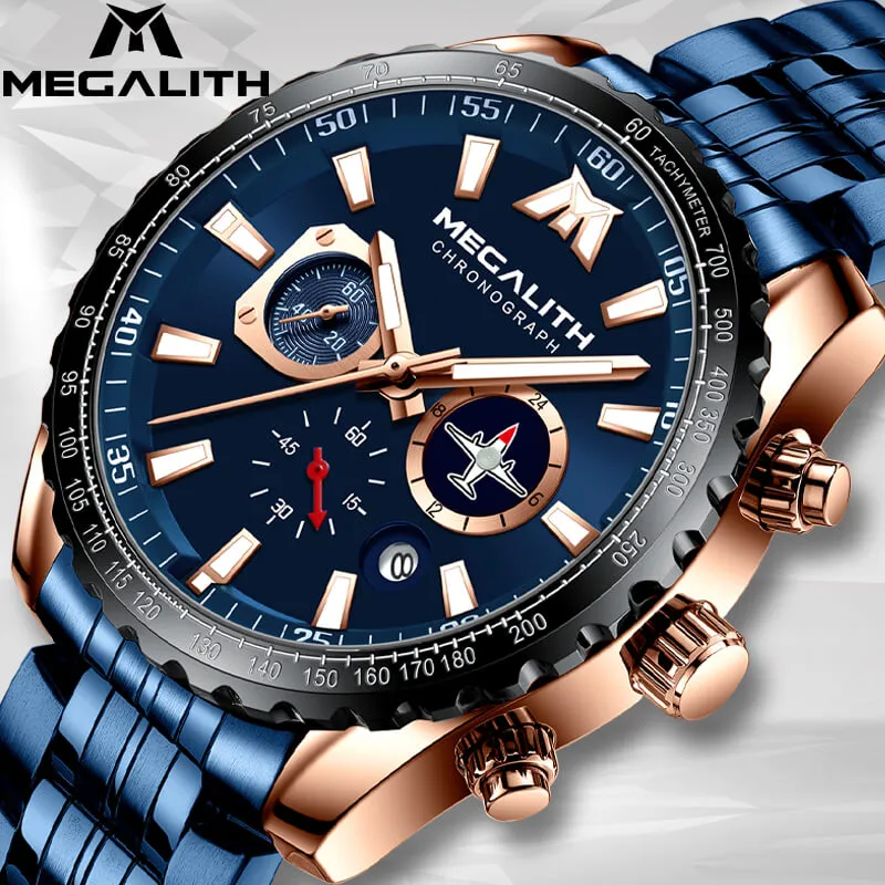 8212M | Quartz Men Watch | Stainless Steel Band