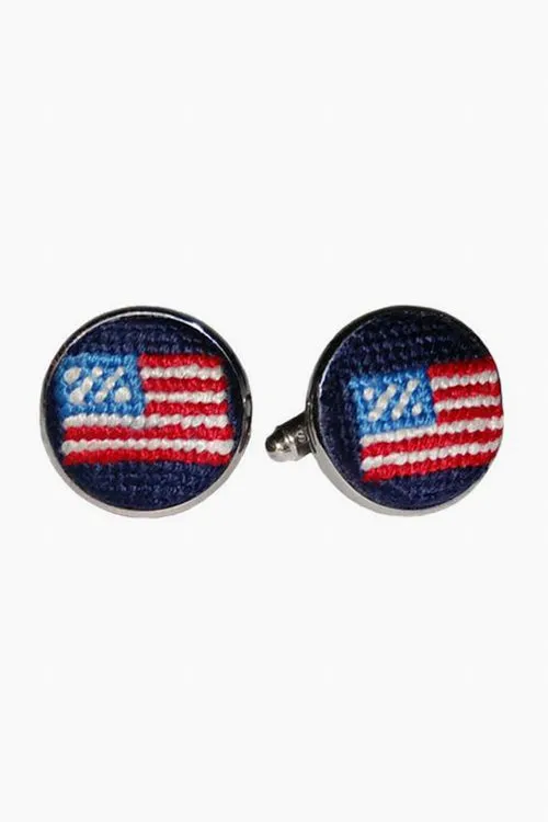 American Flag Cufflinks