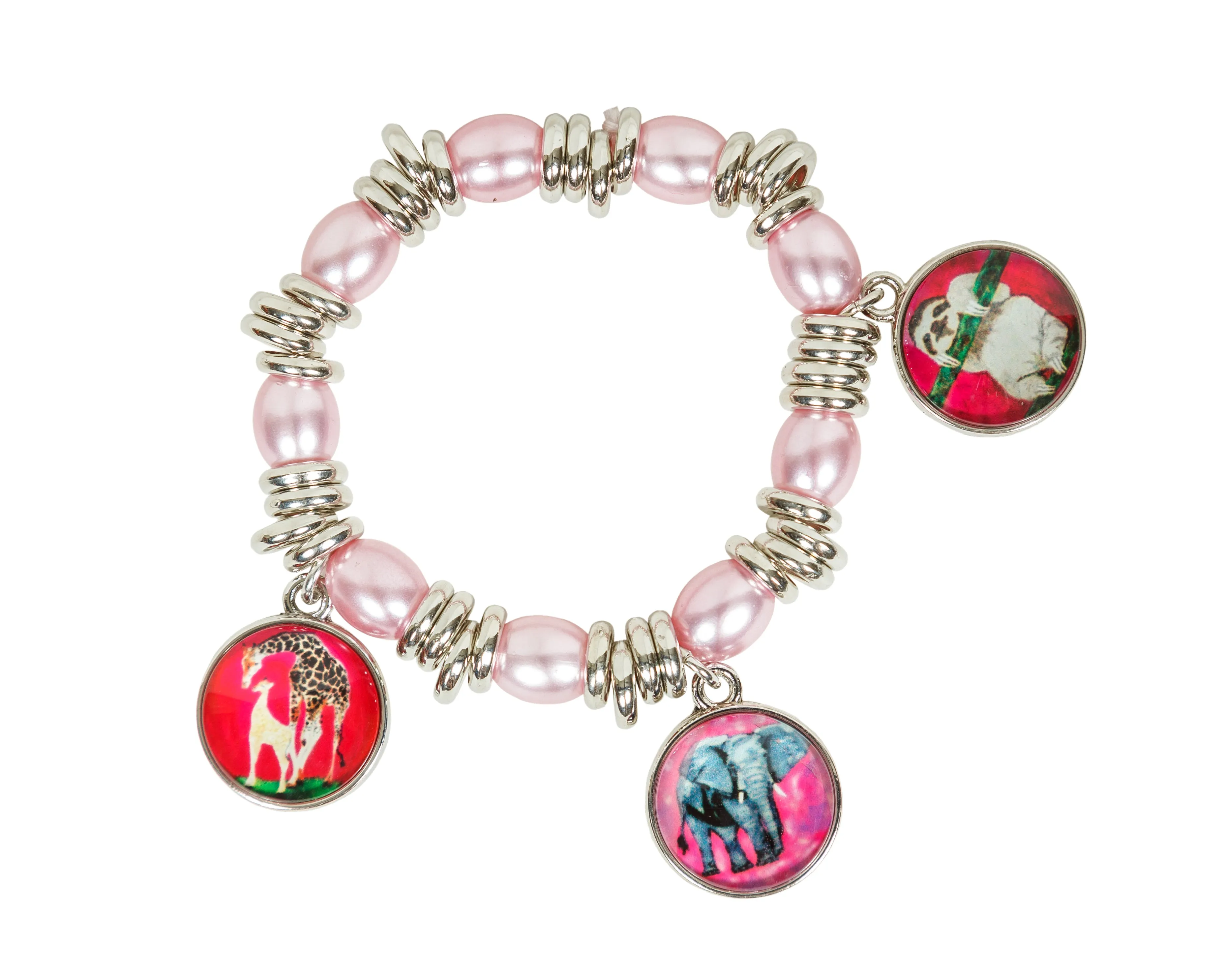Animal Charm Bracelet Set of Two