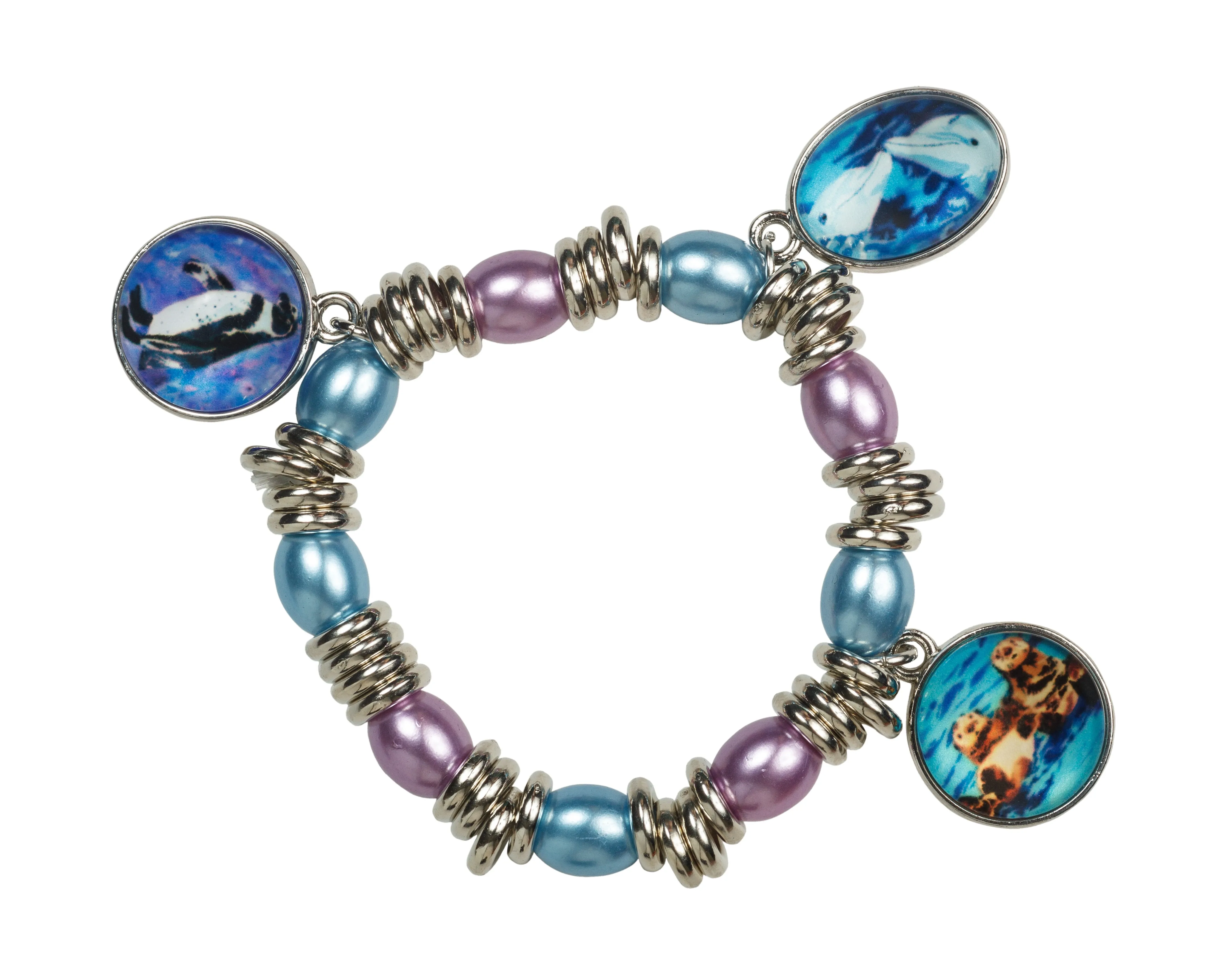 Animal Charm Bracelet Set of Two
