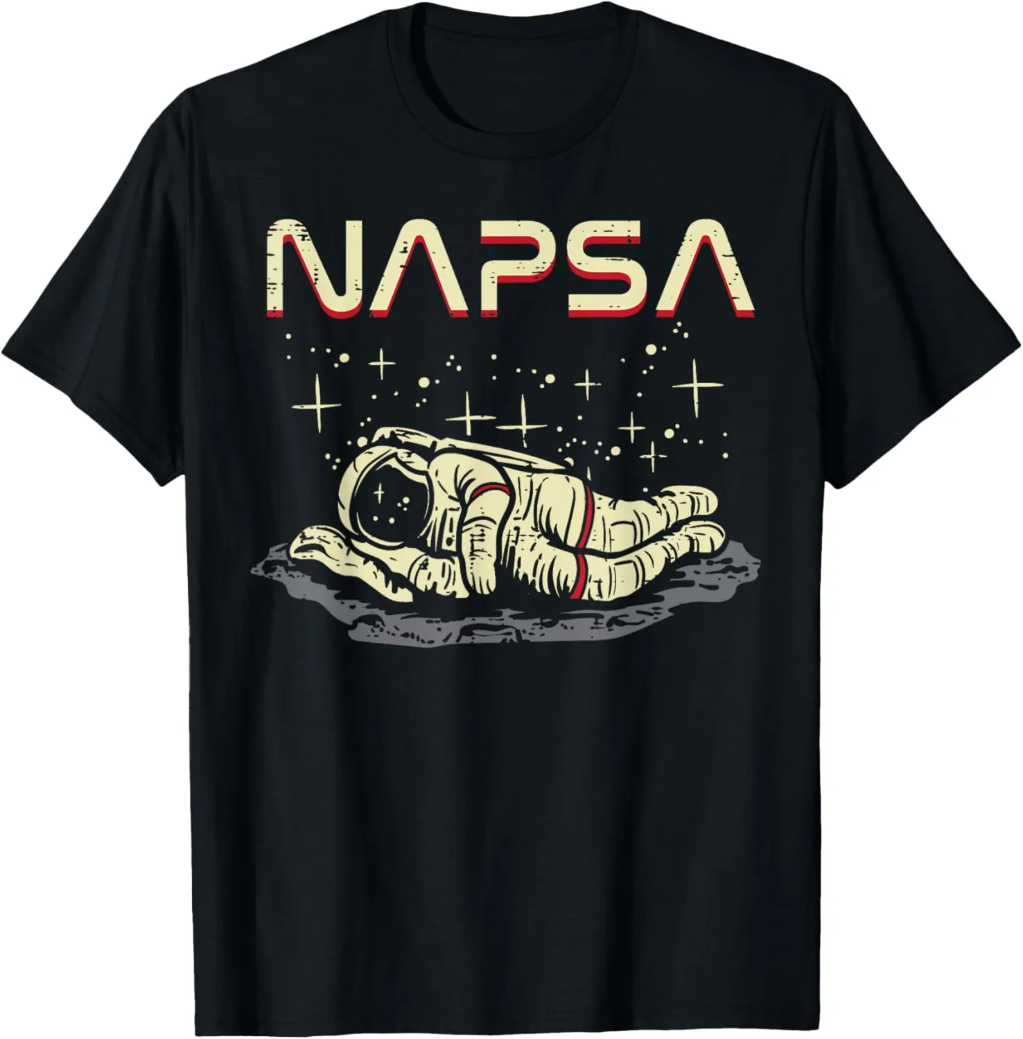 Astronaut Nap Napsa Funny Space Galaxy Pun Men Women Kids T-Shirt