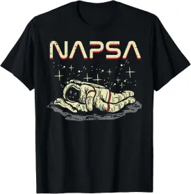 Astronaut Nap Napsa Funny Space Galaxy Pun Men Women Kids T-Shirt