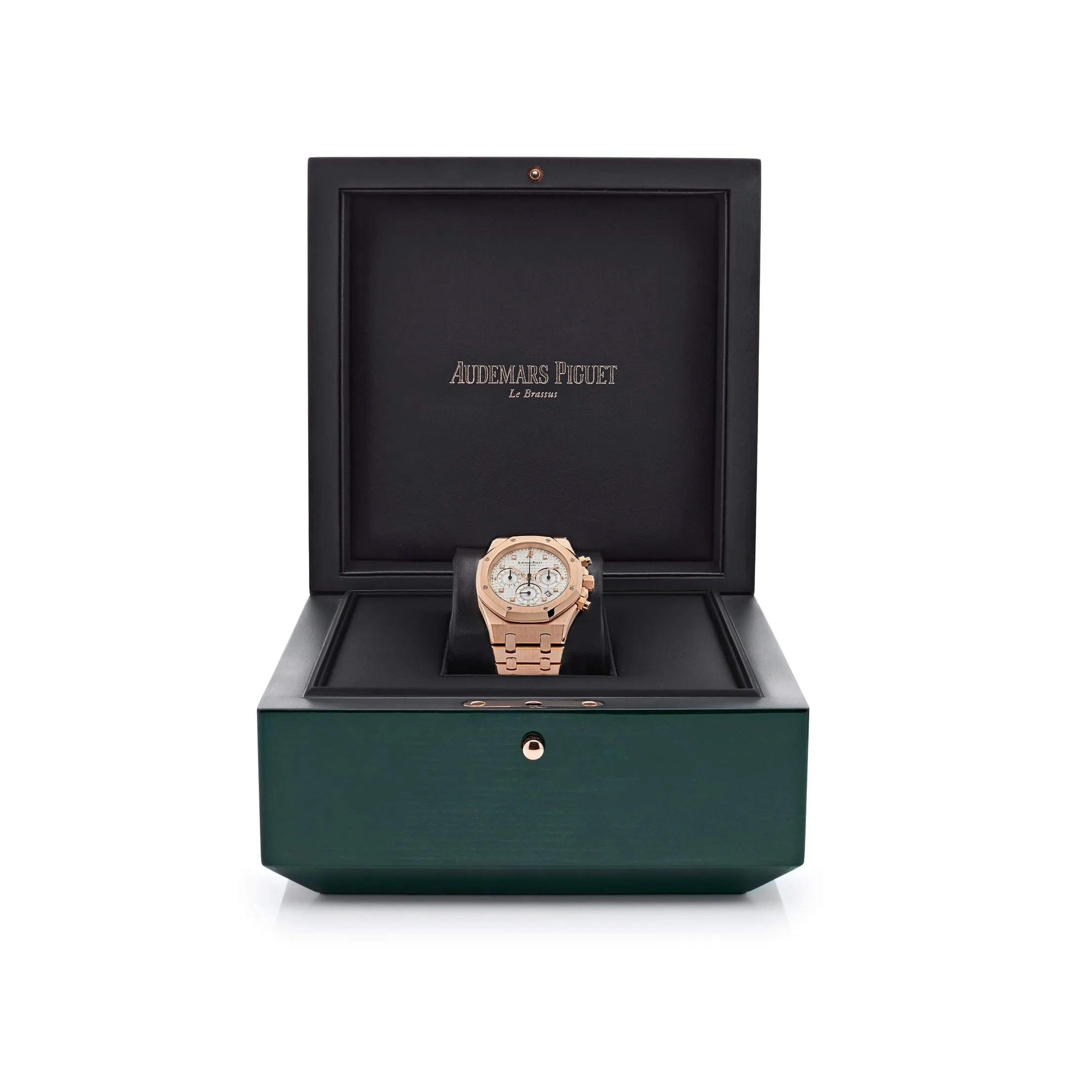 Audemars Piguet Royal Oak 26022OR.OO.D088CR.01 Chronograph Rose Gold White Dial
