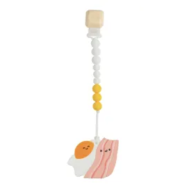 Bacon   Egg Teether Set by Loulou Lollipop