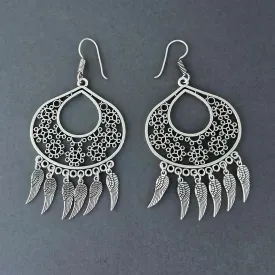 Bhavi Jewels Silver Plated Dangler Earrings
