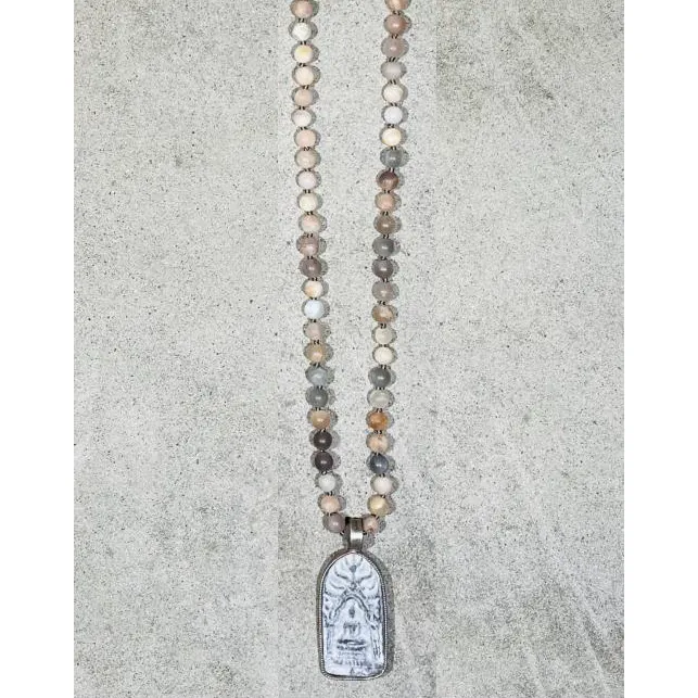 Buddha 65 Necklace in Sunstone