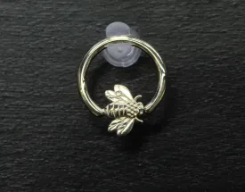 Bumble Bee Seamless Ring- Yellow Gold