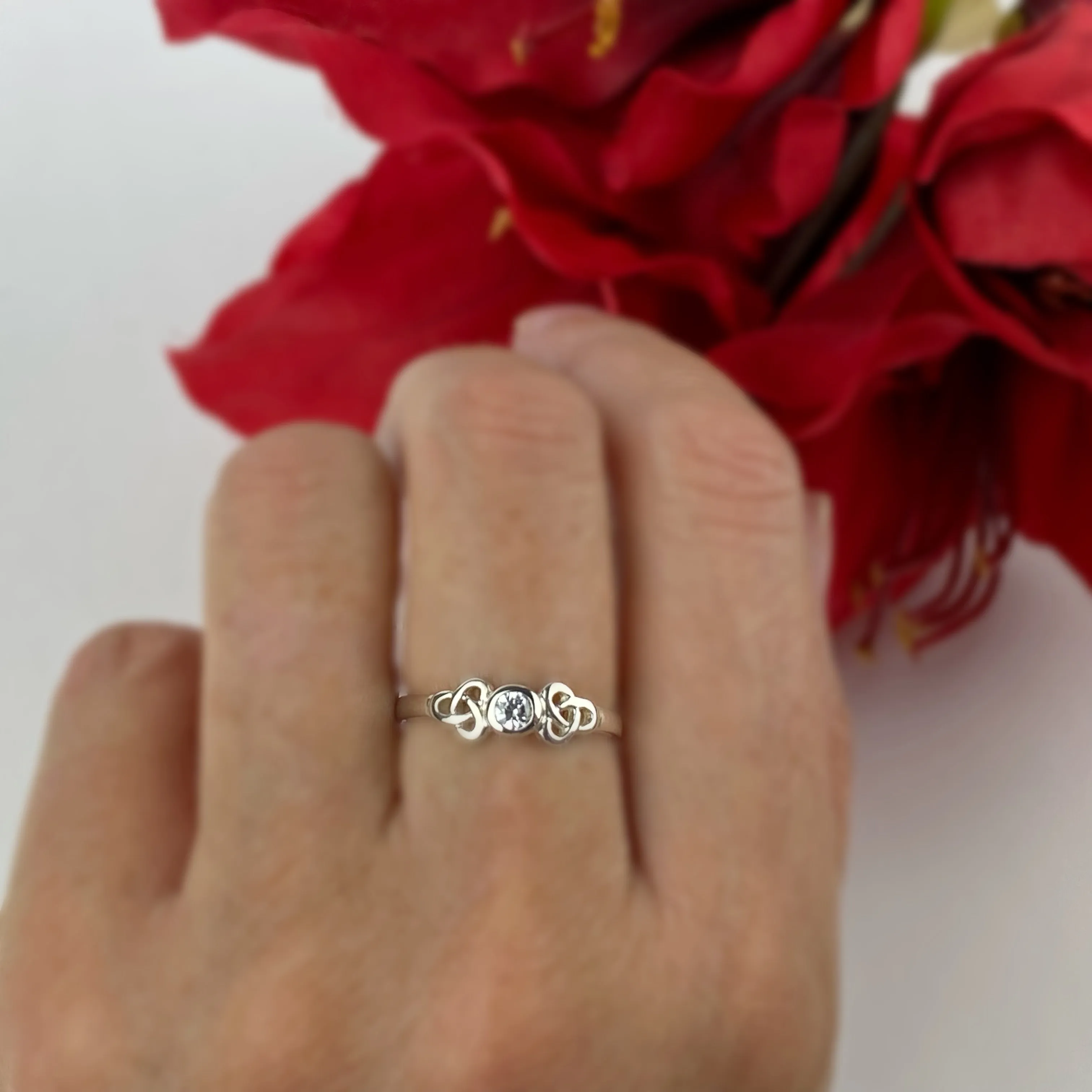 Celtic Sparkle Ring - VR1208