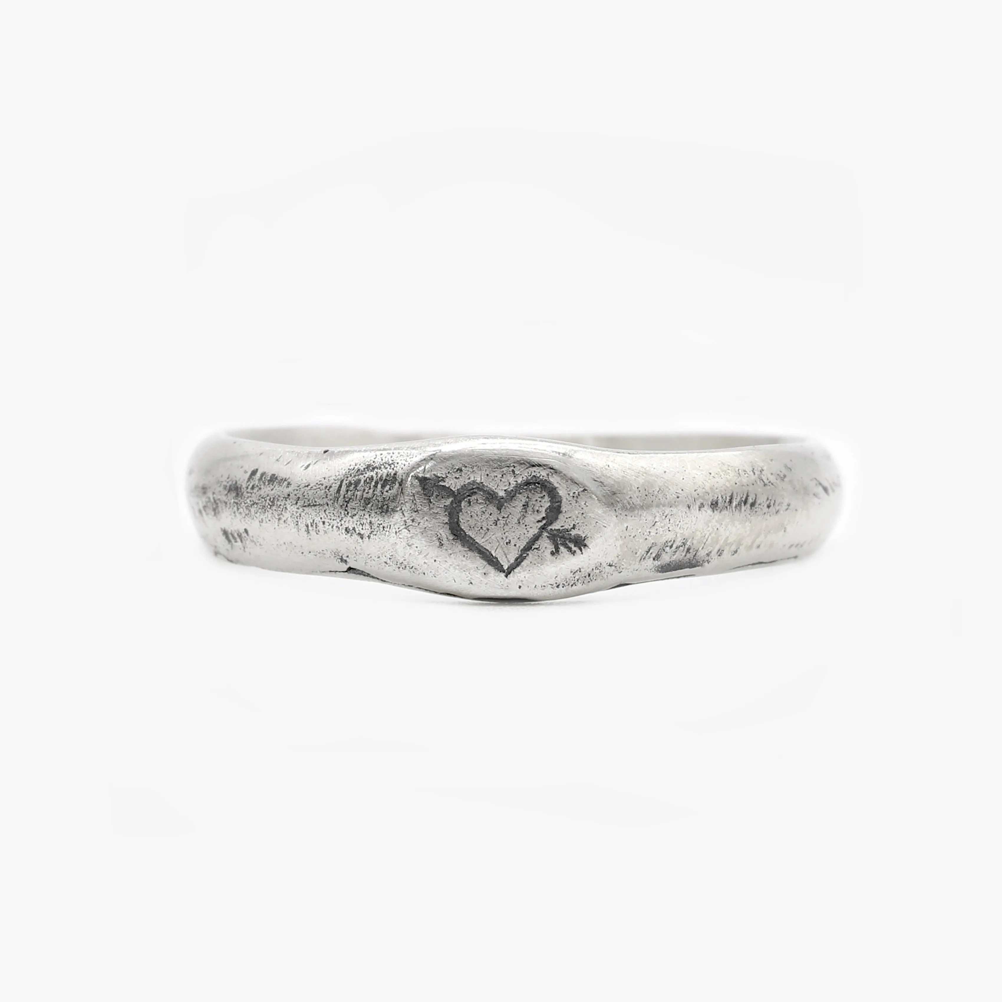 Cupid Sterling Silver Ring Band