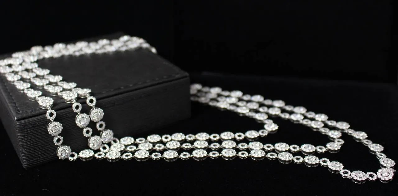 DIAMOND 18 Karat White Gold Necklace