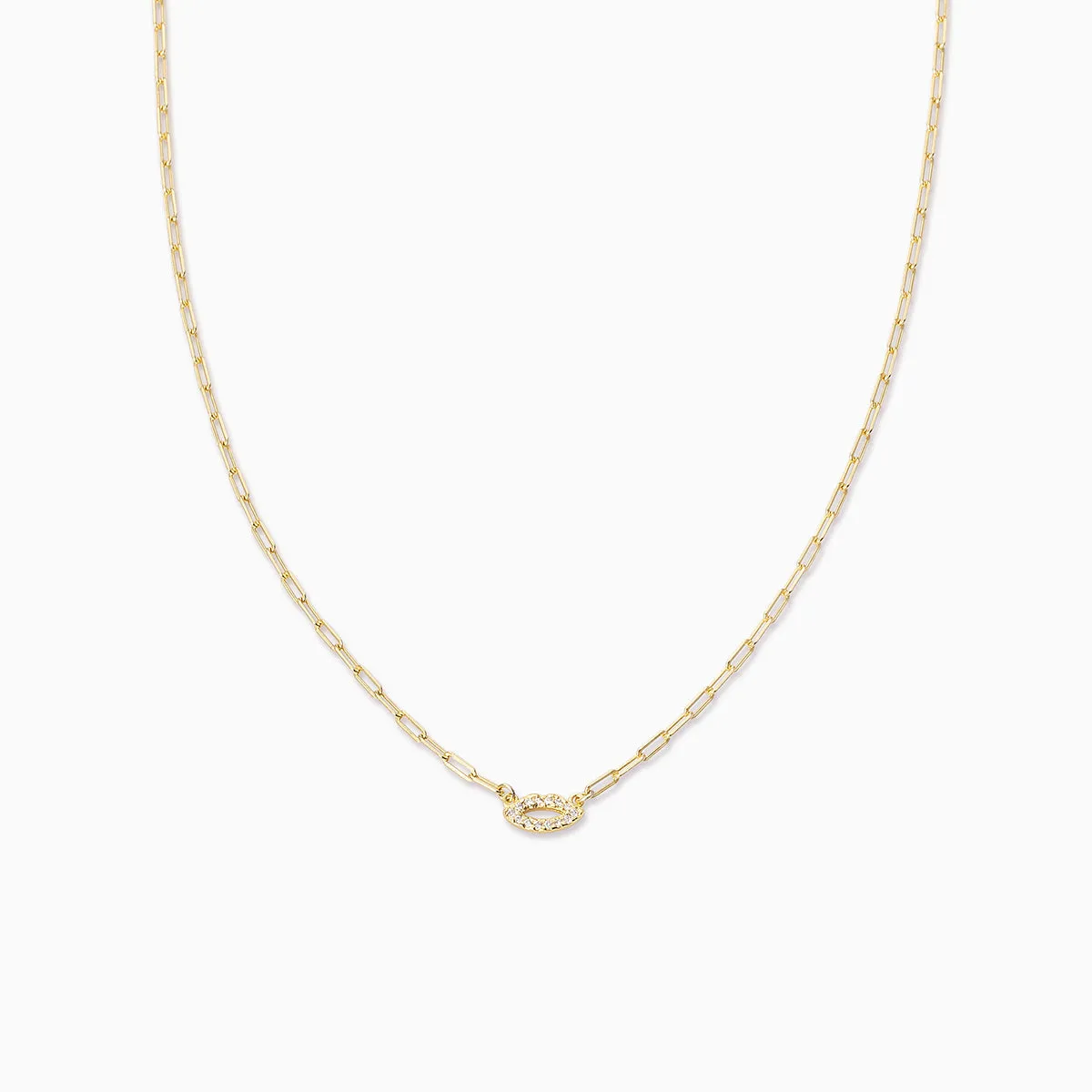 Diamond Lips Vermeil Necklace
