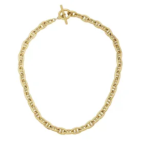 Divided Oval Link Necklace