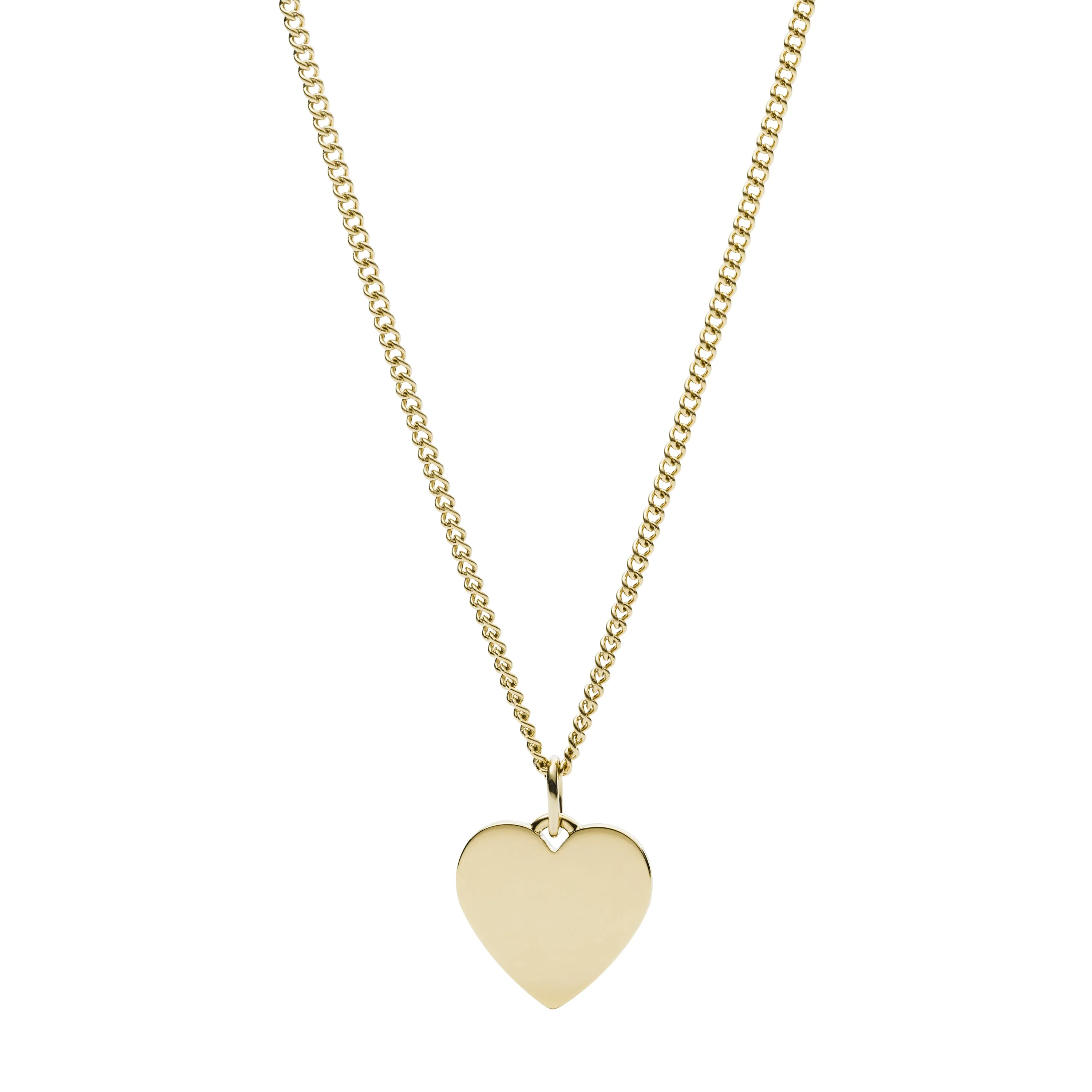 Drew Heart Gold-Tone Stainless Steel Necklace