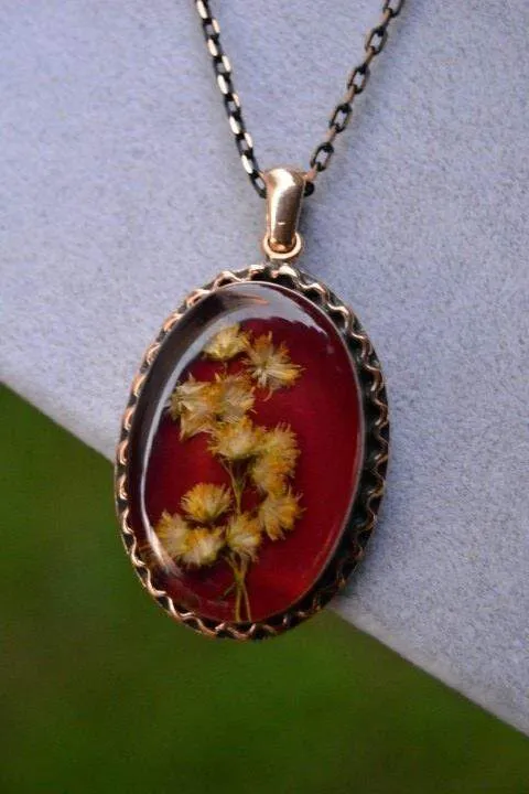 Dry Flower Women's Necklace