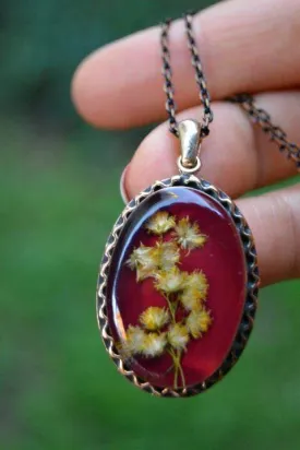 Dry Flower Women's Necklace