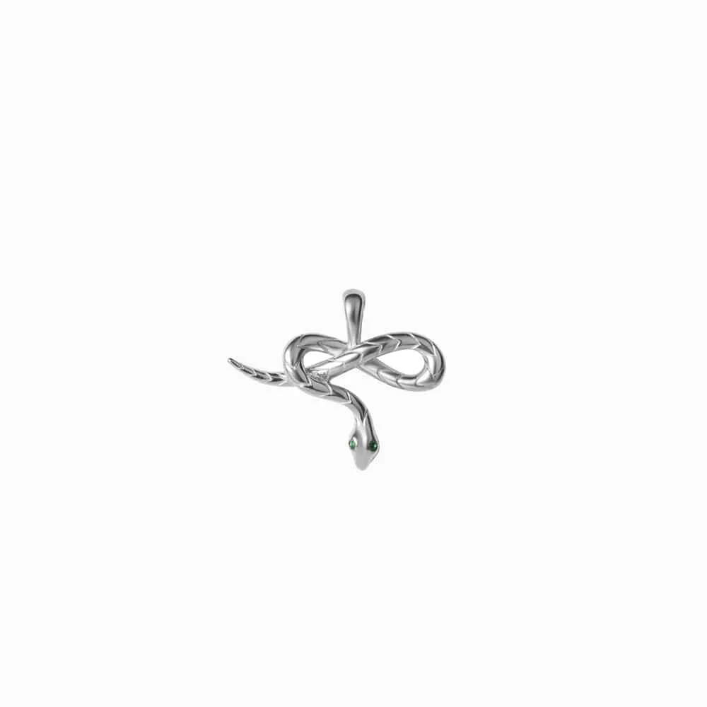Emerald Eye Snake Amulet