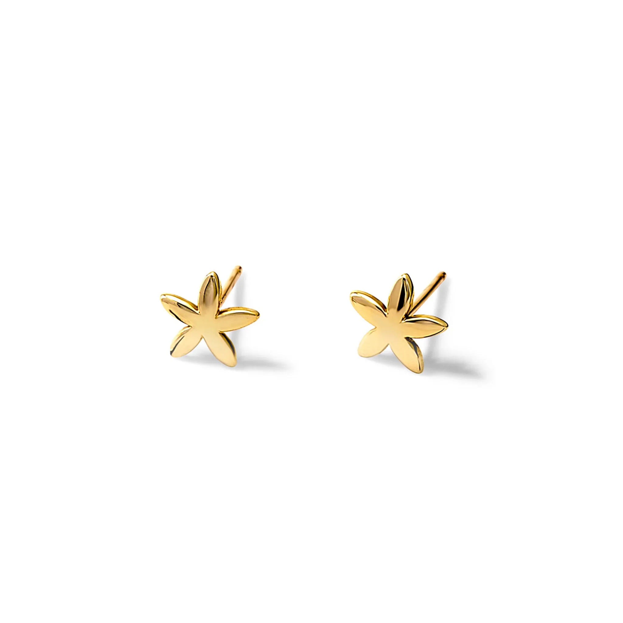 Estrela do Mar Small Earrings Yellow Gold