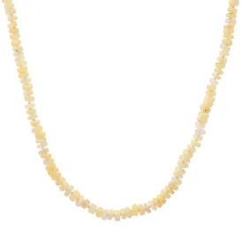 Ethiopian Opal Gemstone Beaded Necklace