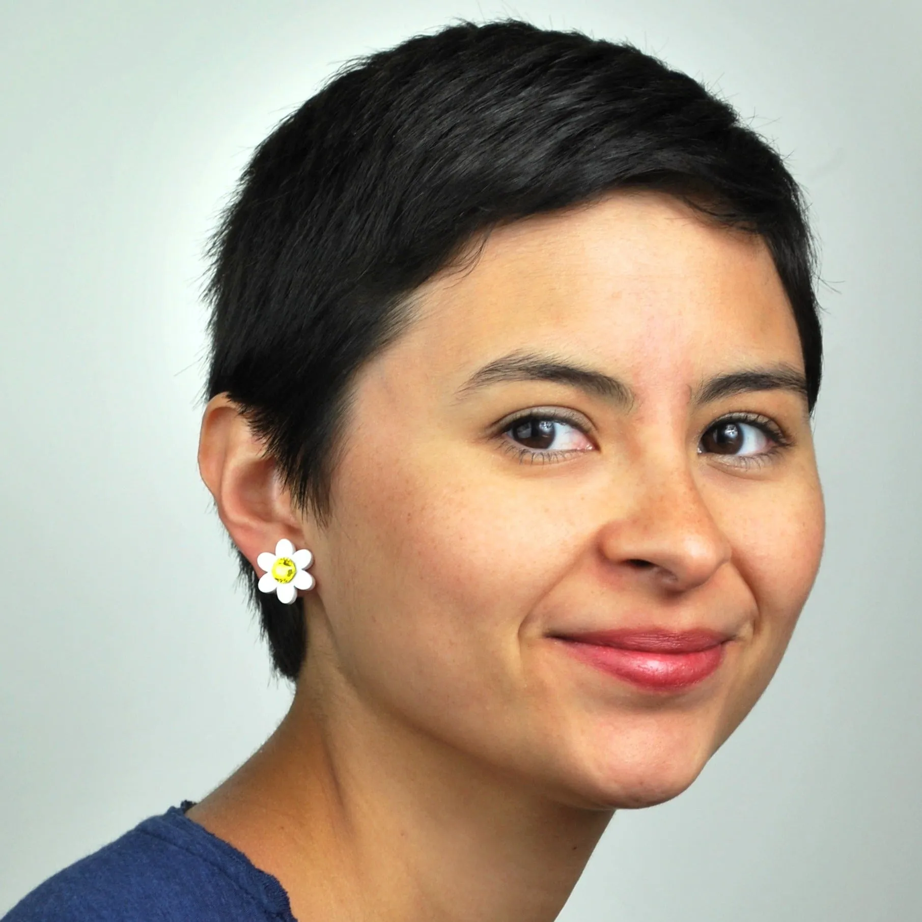 Flower Power Daisy Earrings by Vinca USA