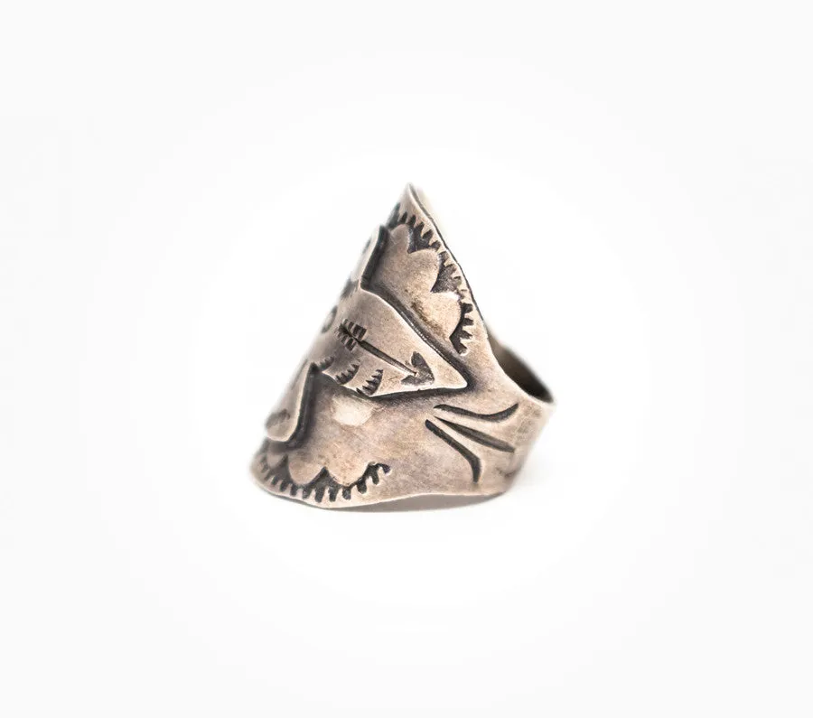 Freebird Ring - Women’s Silver Engraved Jewelry