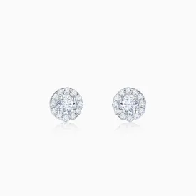 Gold Gorgeous Cluster Diamond Earrings