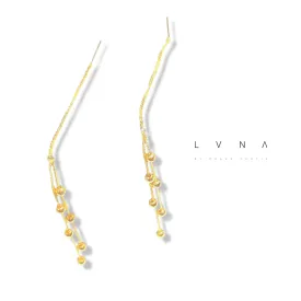 #GOLD2024 | 18K Golden Double Beaded Tictac Earrings