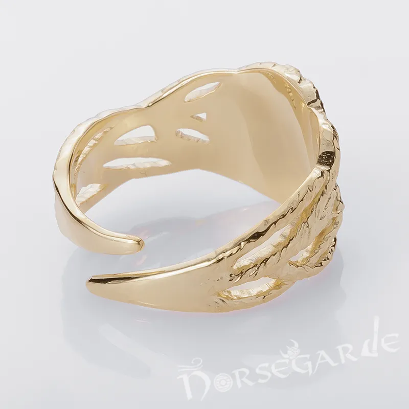 Handcrafted Brambles Helm of Awe Band - Gold