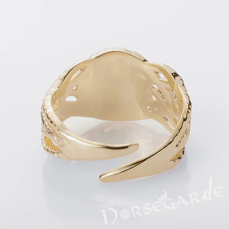 Handcrafted Brambles Helm of Awe Band - Gold