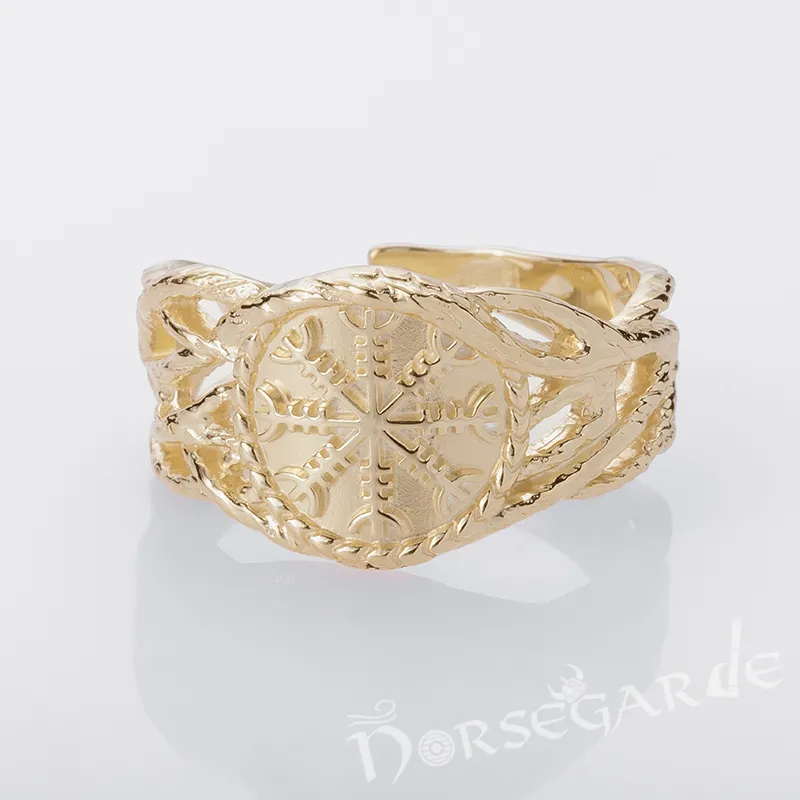Handcrafted Brambles Helm of Awe Band - Gold