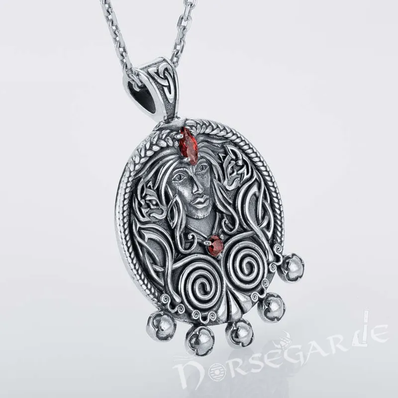 Handcrafted Freya's Wisdom Pendant - Sterling Silver