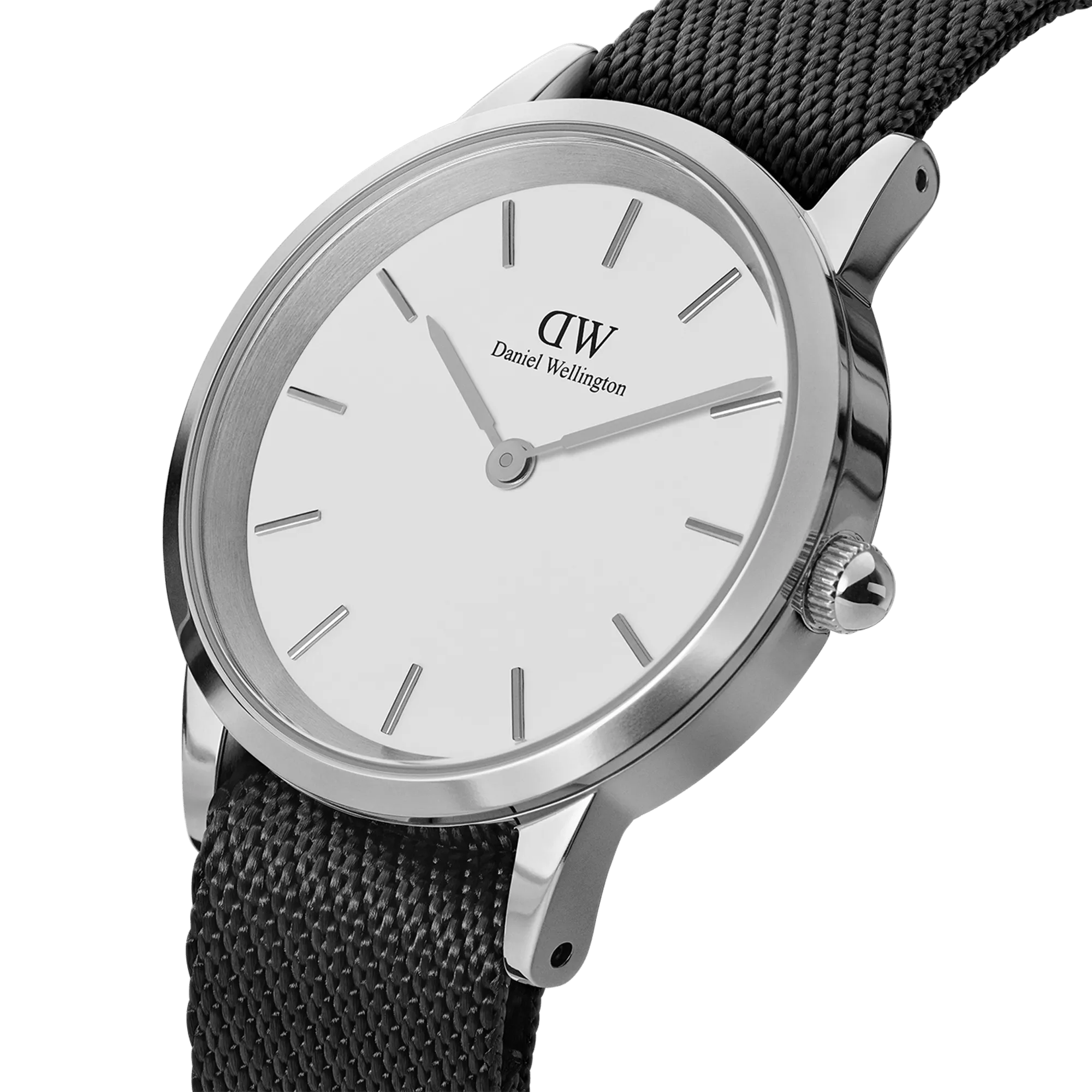 Iconic Black NATO White Dial