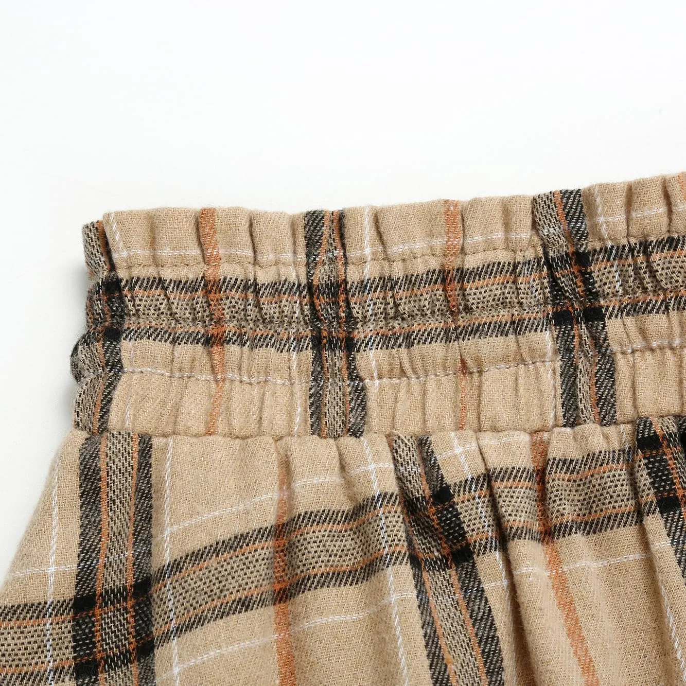 IDEALSANXUN Womens Long Plaid Skirts High Waisted A Line Renaissance Maxi Skirt with Pockets