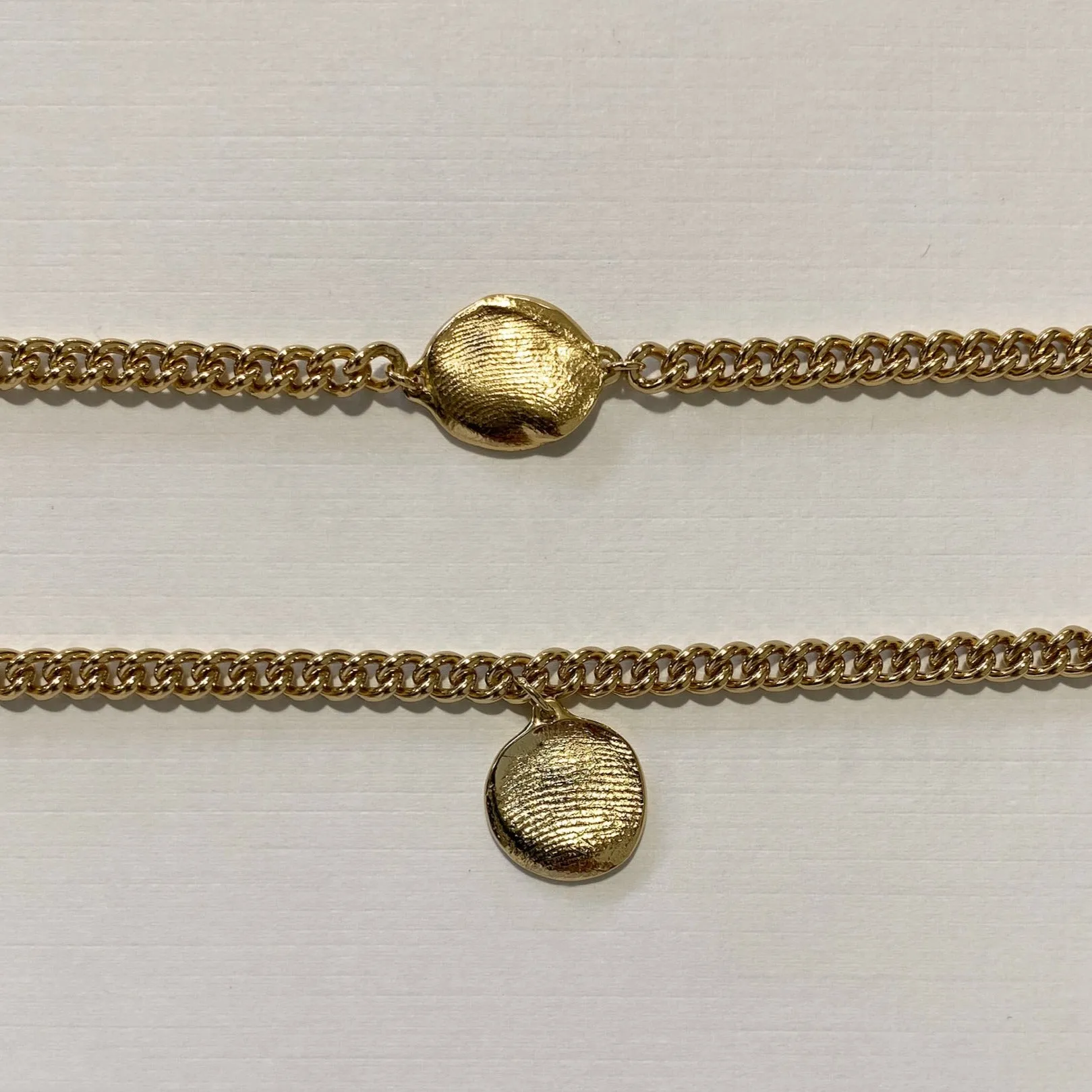 Impression Charm Bracelet | Yellow Gold