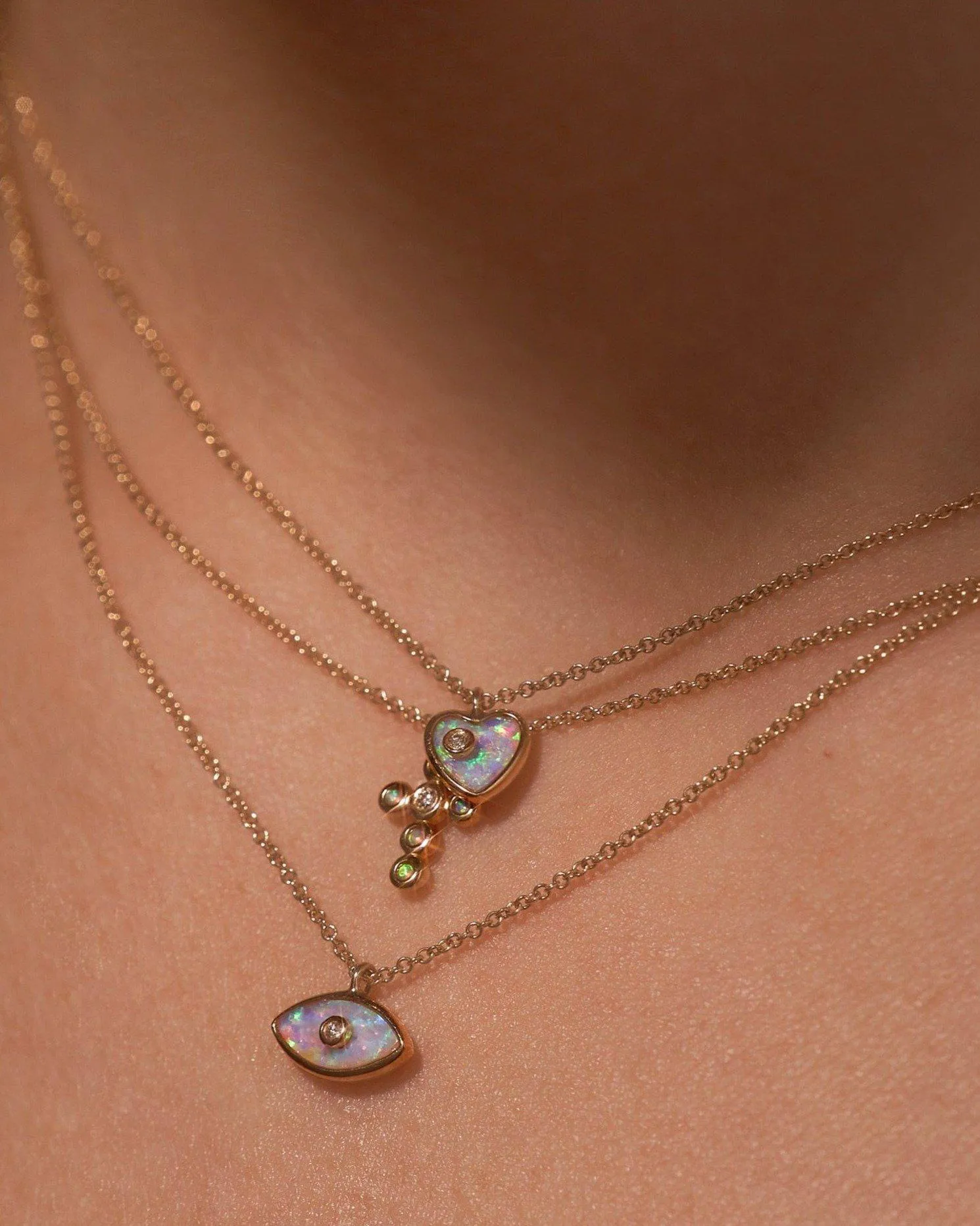 Inlay Eye Pendant