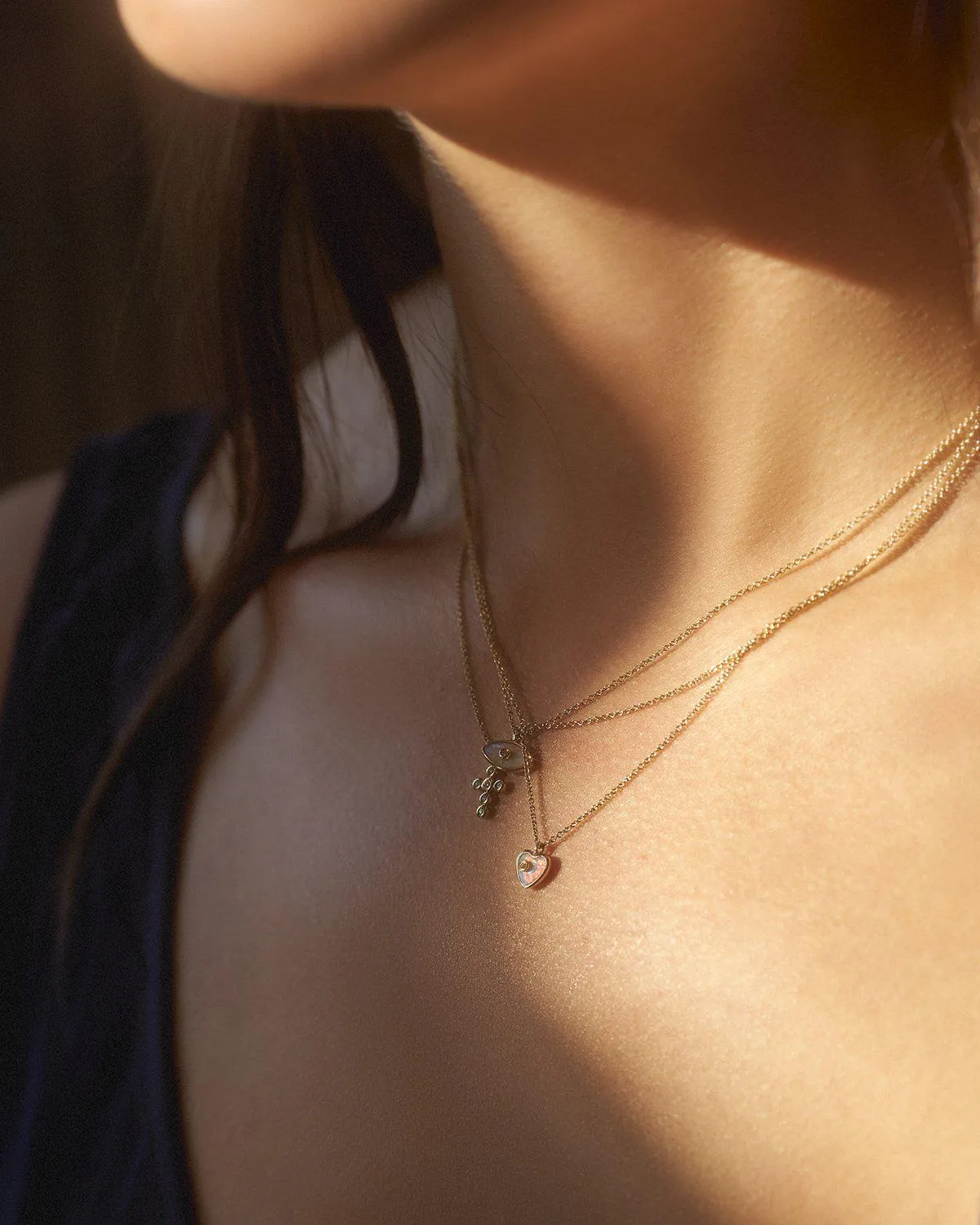 Inlay Eye Pendant
