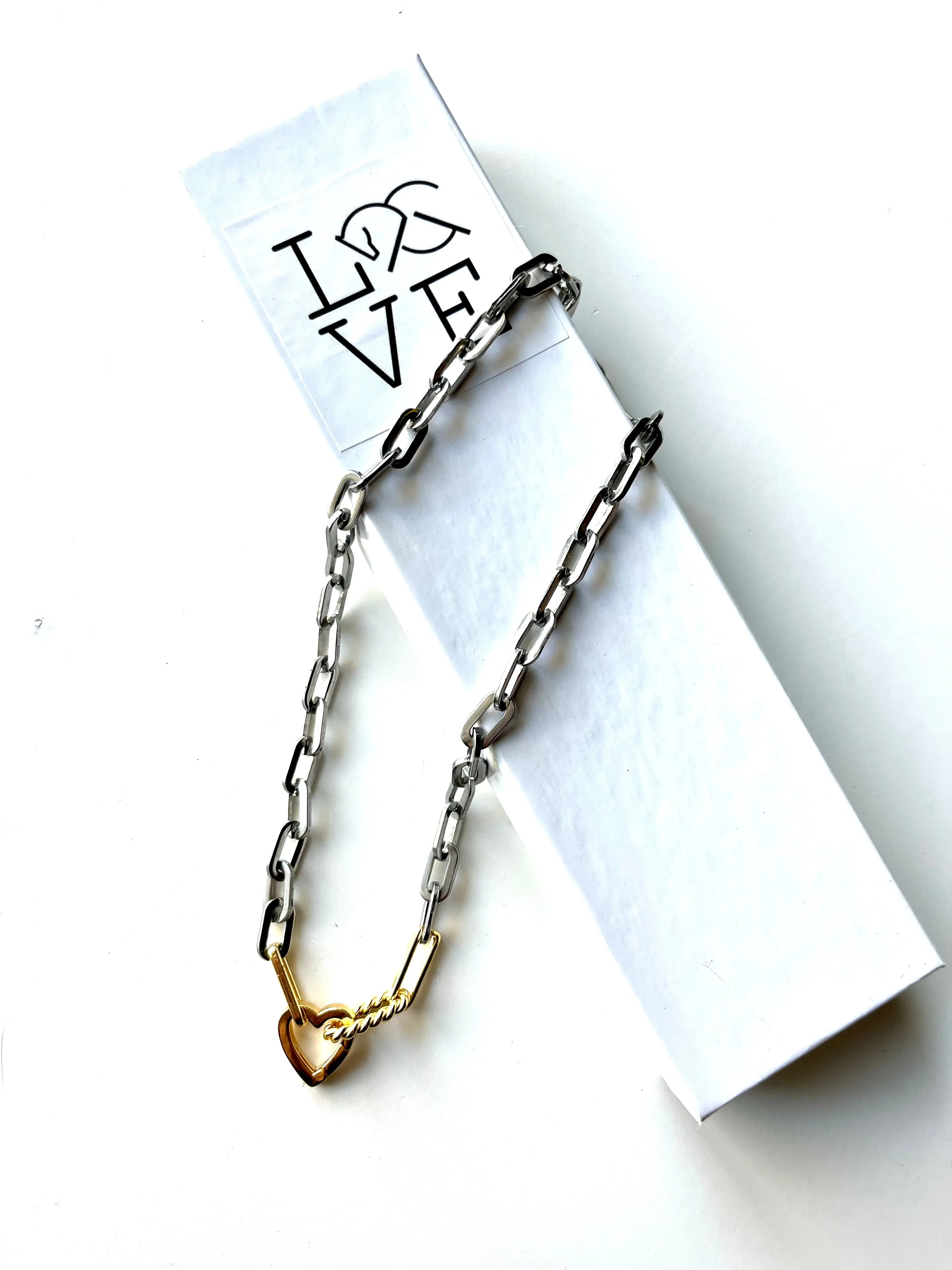 JASPER NECKLACE - SILVER